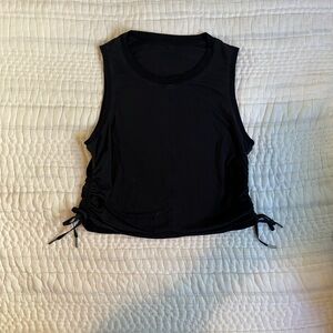lululemon athletica Black Cropped Tank